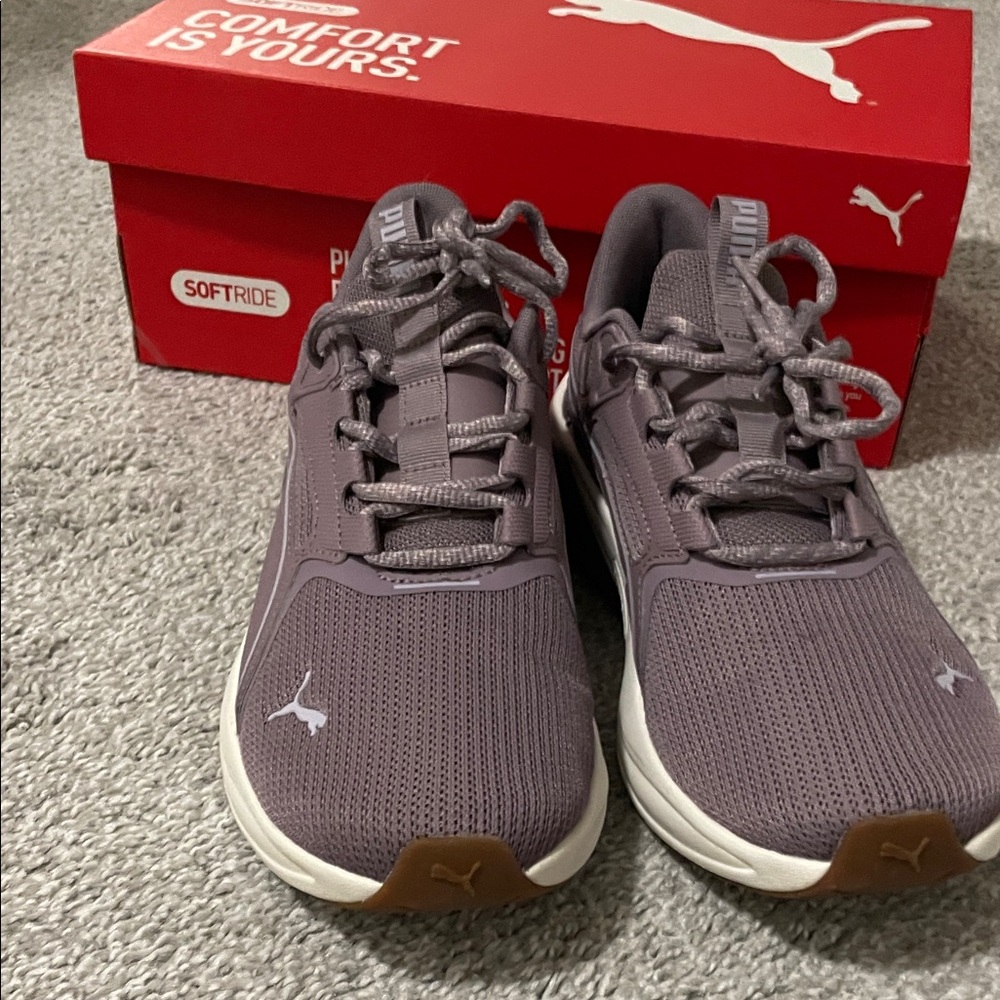 PUMA Mauve SoftRide Athletic Shoes - Picture 6 of 8